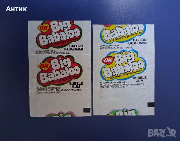 Стари Картинки от Дъвки Big Babaloo, снимка 4 - Колекции - 52846833