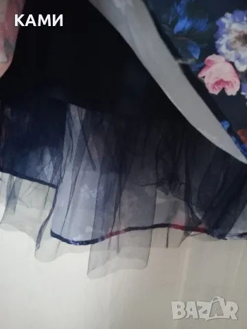 Рокля с флорални мотиви 9-10г, снимка 6 - Детски рокли и поли - 49785657