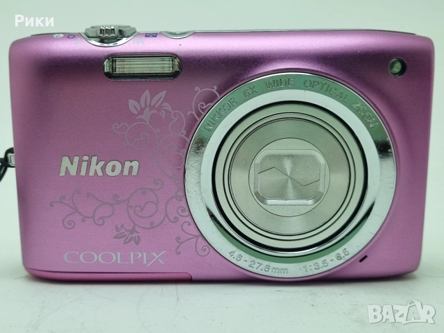 Nikon Coolpix S2700 6x Optical Zoom 16MP Pink Compact Digital Camera, снимка 3 - Фотоапарати - 53804754