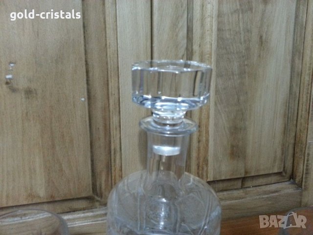 Кристална гарафа, снимка 7 - Антикварни и старинни предмети - 34719062