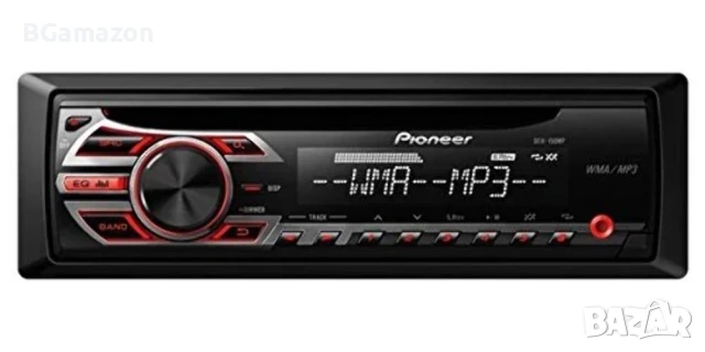 Нова Pioneer DEH150MP автомобилен стерео уредба с CD/MP3/WMA плейър за табло с преден AUX вход..., снимка 1