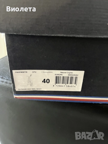 Оригинални боти Tommy Hilfiger номер 40, снимка 5 - Дамски боти - 56125950