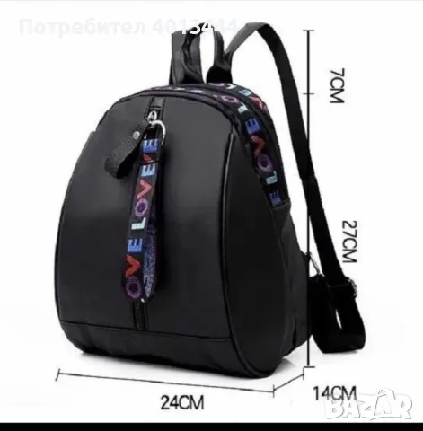 Нова дамска раница за всекидневна употреба само за 16 лв- еко кожа, снимка 2 - Чанти - 47651383