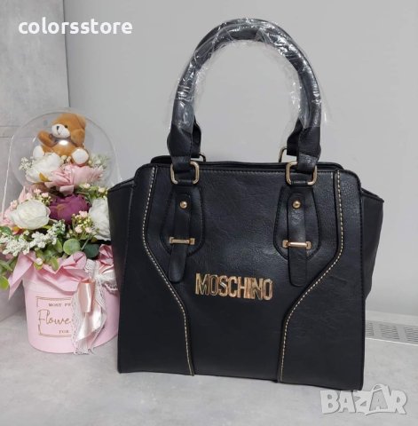Черна чанта/реплика  Moschino код SG-56U, снимка 5 - Чанти - 40700060