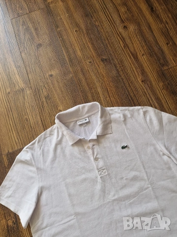 Страхотна мъжка тениска LACOSTE размер 7/ XL, снимка 3 - Тениски - 53794348