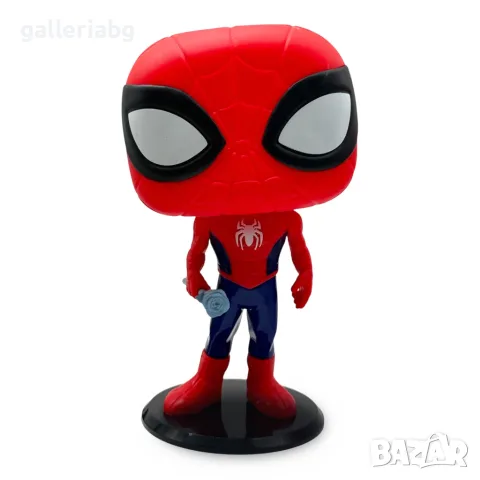 Винилова фигура Spider-Man с роза – POP стил, 25 см, с кутия, снимка 3 - Фигурки - 56129967