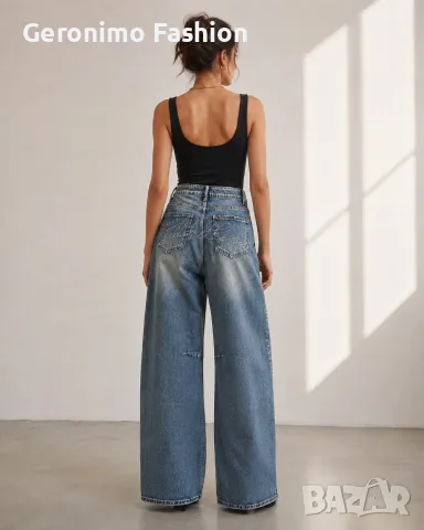 Дамски Balloon Fit дънки 662 – Mid Blue, снимка 4 - Дънки - 55912558