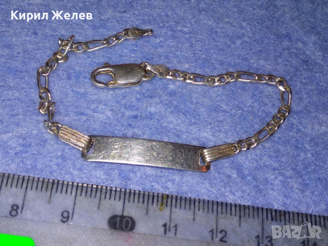 ПРЕКРАСНА ИТАЛИАНСКА СРЕБЪРНА ГРИВНА СРЕБРО 925 ITALY с БЯЛА ПОЗЛАТА 43202, снимка 3 - Гривни - 44692775