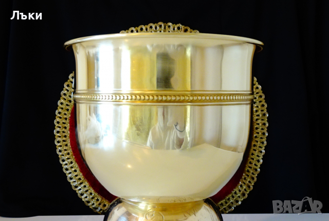 Бронзова шампаниера,съд за лед. , снимка 6 - Антикварни и старинни предмети - 36213373