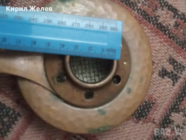 Стара медна горелка или спиртник 54300, снимка 4 - Антикварни и старинни предмети - 53624298