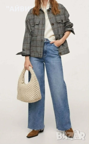 Дамска карирана риза-яке овършърт, снимка 18 - Якета - 53212929