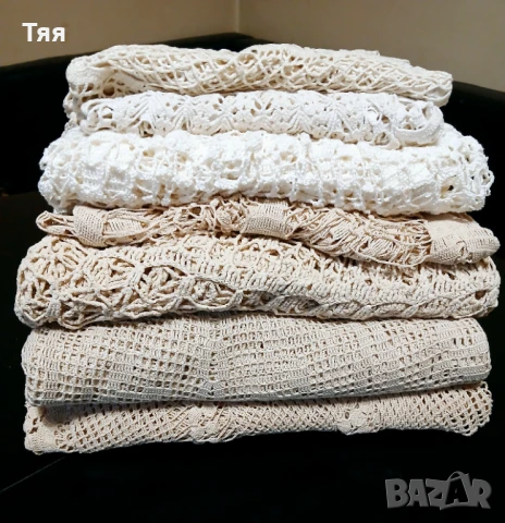 Ръчно плетени покривки за кръгла маса 