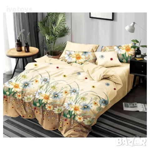 Двулицево спално бельо, 6 части - Модел WS15124, снимка 1
