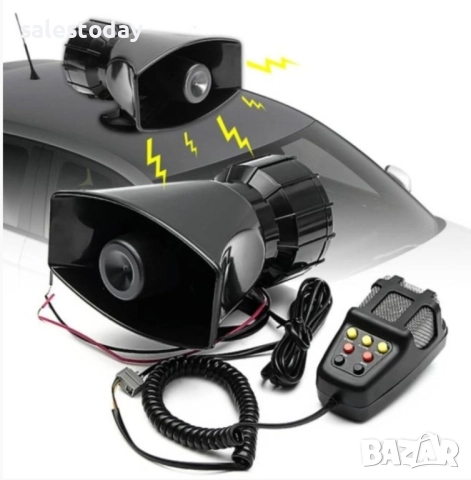 Сирена с мегафон, 7 тона