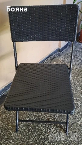 Сгъваеми столове ПВЦ ратан-2 бр.