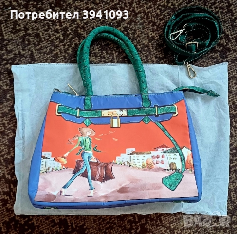 Чанта Antonio Basile 1952 Оригинална, снимка 4 - Чанти - 51612426