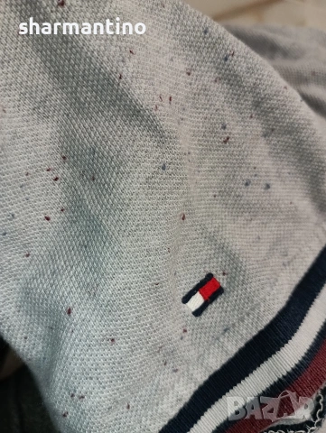 Tommy Hilfiger XL тениска с яка , снимка 6 - Тениски - 53489626