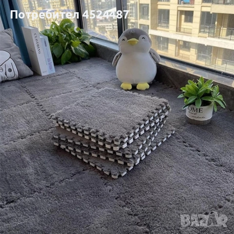 Мек килим пъзел от 10 части 1кв .м, снимка 2 - Килими - 48821091