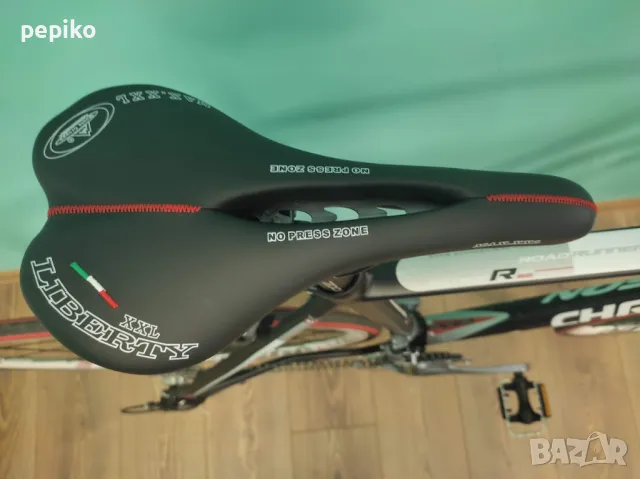 Продавам колела внос от Германия  алуминиев шосеен велосипед CHRISSON ROAD 28 цола, снимка 12 - Велосипеди - 47359389