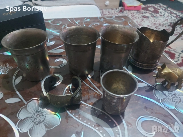 стари чаши сребърни 