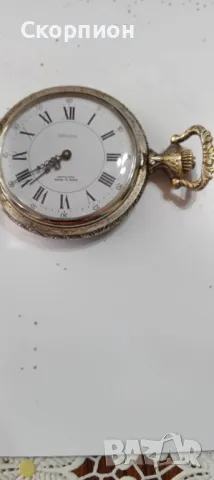 Швейцарски джобен часовник - ARVOR ANTICHOC ANCRE - 17 RUBIS, снимка 14 - Джобни - 49418171