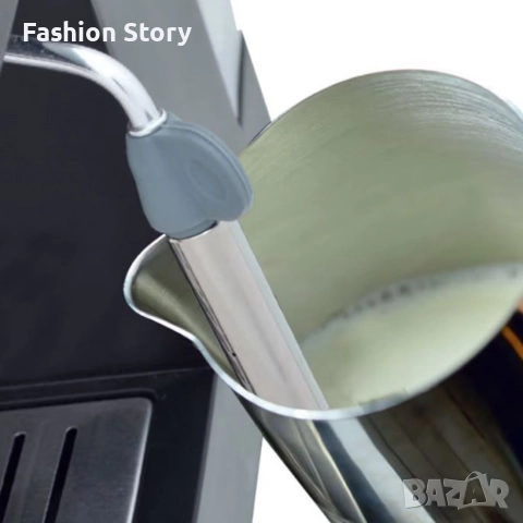 Еспресо кафемашина, 850W, Сив/Черен, снимка 3 - Кафемашини - 52216932