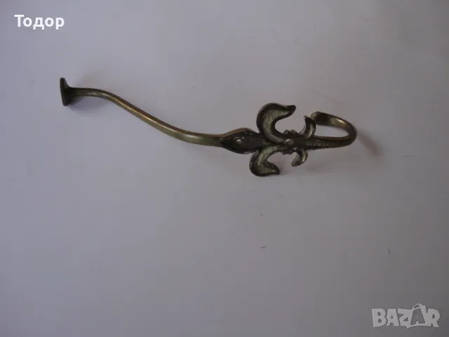 Страхотна немска бронзова закачалка 2, снимка 7 - Антикварни и старинни предмети - 49126599