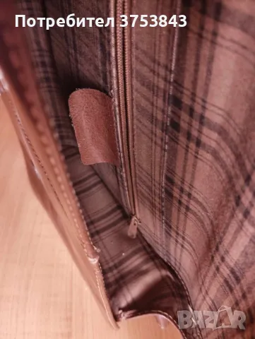 Винтиж италианска чанта - тип пощальонска, снимка 4 - Чанти - 49578063