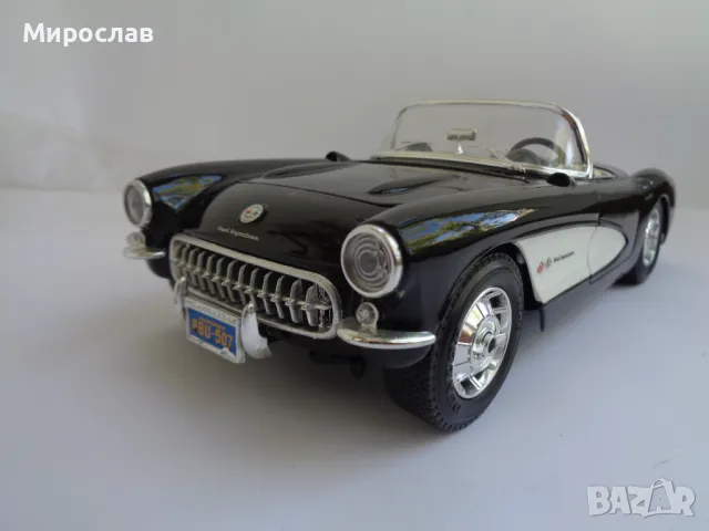 1:18 BBURAGO CHEVROLET CORVETTE ИГРАЧКА КОЛИЧКА МОДЕЛ, снимка 2 - Колекции - 47312457