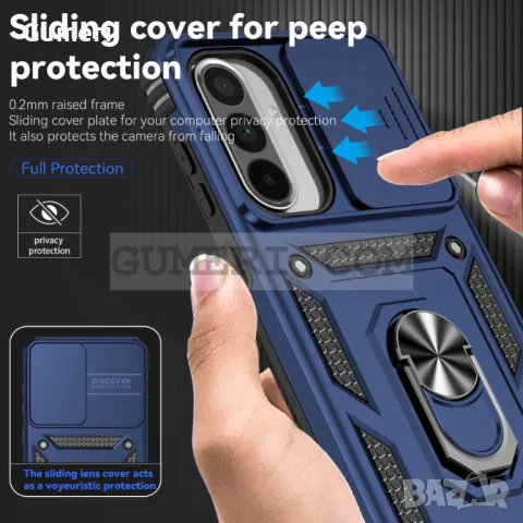 Samsung Galaxy A36 Хибриден Гръб С Капак И Ринг , снимка 9 - Калъфи, кейсове - 50043061