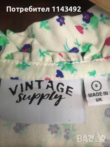 Рокля Vintage, снимка 2 - Рокли - 41328396