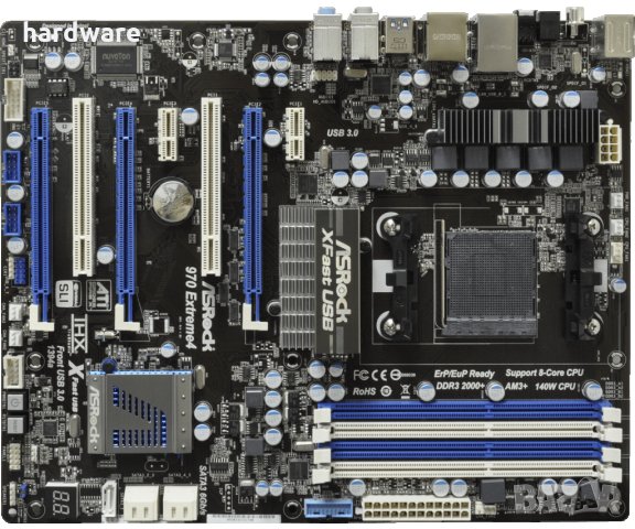 дъно asrock 970 extreme 4 сокет socket am3+, снимка 2 - Дънни платки - 33901641