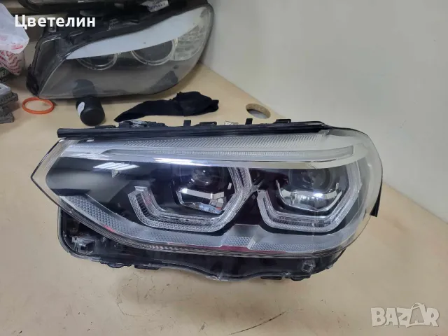 Ляв фар BMW X3 X4 G01 G03 Adaptive LED lqv far бмв 3 4, снимка 2 - Части - 49278007