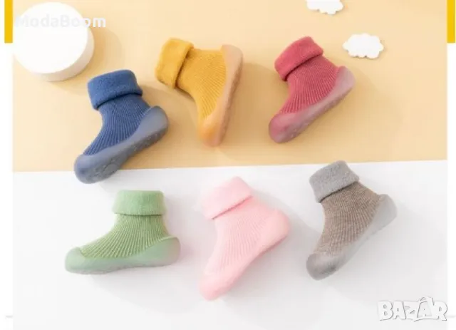 Детски есенни обувки с чорап тип пантофи, снимка 11 - Бебешки обувки - 48064083