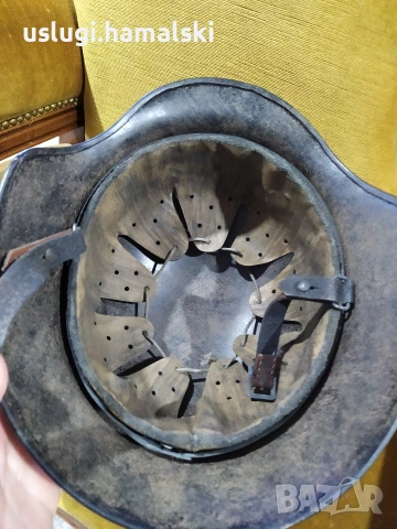 Стара немска военна каска ww2, снимка 7 - Антикварни и старинни предмети - 53590151