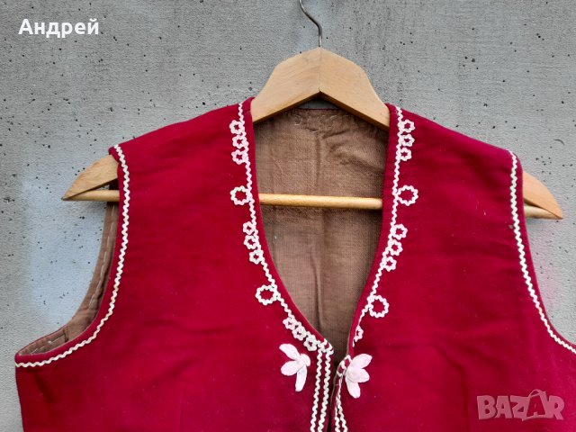 Стар детски етно елек,елече #5, снимка 2 - Антикварни и старинни предмети - 40886101