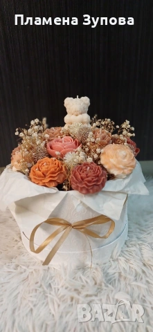 Ръчно изработени соеви свещи с аромат, снимка 4 - Декорация за дома - 53292667