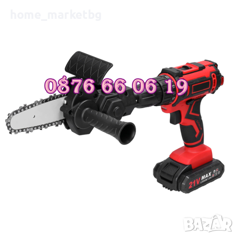 Приставка за винтоверт тип верижен трион 6", работна дължина 15 см, снимка 4 - Други инструменти - 44570775