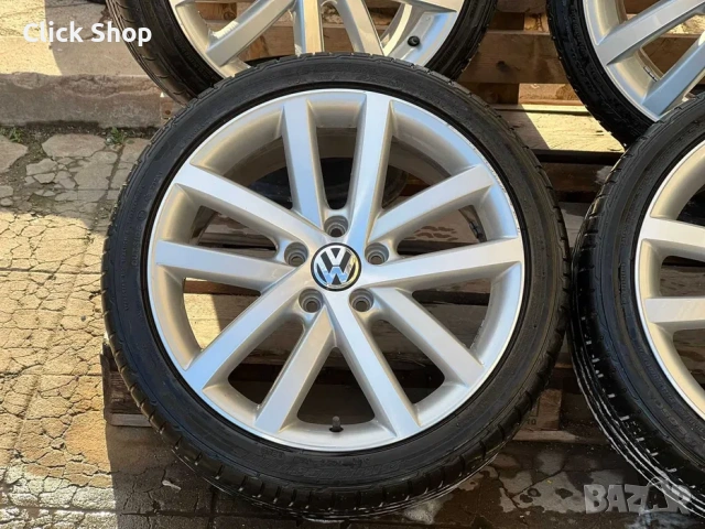 5х112 Джанти 18 Цола Фолксваген Голф Кади Тоуран 5x112 VW Golf Caddy Touran, снимка 2 - Гуми и джанти - 53134468