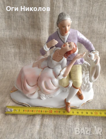 Винтидж порцеланова фигура ARPO Curtea de Arges, снимка 5 - Антикварни и старинни предмети - 51315489