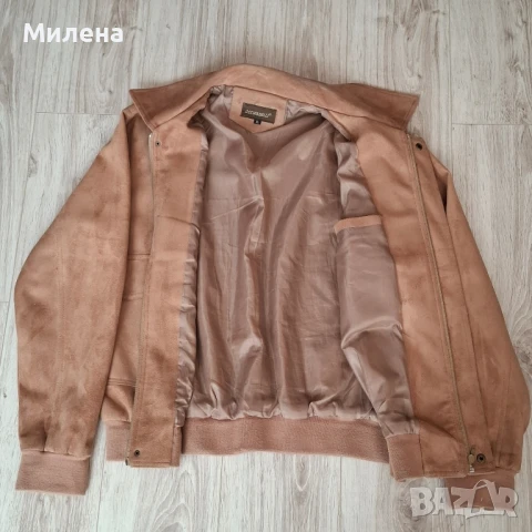 Мъжко кожено яке - XL, снимка 4 - Якета - 50791043