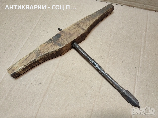 Стара Кована Дърводелска Бургия. / НОМЕР 1594., снимка 4 - Антикварни и старинни предмети - 53669987