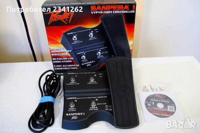 150 ЛВ  Peavey Sanpera I – Volume/Wah/Looper/Pitch Shifter expression крачен педал