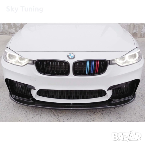 Bmw F30/31 M3 лип Бмв ф30/31 м3 броня lip добавка предна броня 3series, снимка 2 - Аксесоари и консумативи - 51814279