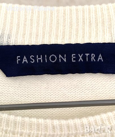 Красива блуза екрю FASHION EXTRA , снимка 6 - Блузи с дълъг ръкав и пуловери - 42532749