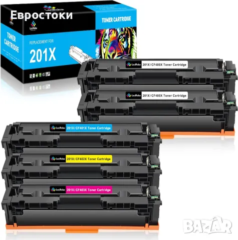 Тонер касети LeciRoba 201X за HP Color LaserJet Pro M252dw M252n, MFP M277dw M277 M274n Принтери M27, снимка 4 - Принтери, копири, скенери - 48489045