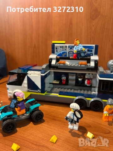 Лего Lego полицейски камион лаборатория на полицията, снимка 3 - Образователни игри - 50575454