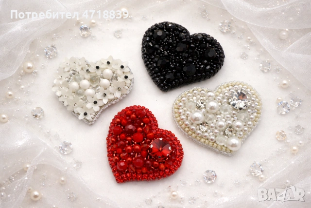 Ръчно изработени брошки , снимка 17 - Други - 53293684