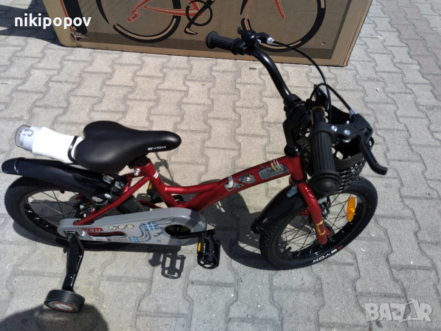 BYOX Детски велосипед 16" ROBO червен, снимка 3 - Велосипеди - 53759333