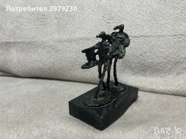 Скулптора бронз арт Деко , снимка 3 - Антикварни и старинни предмети - 53586796
